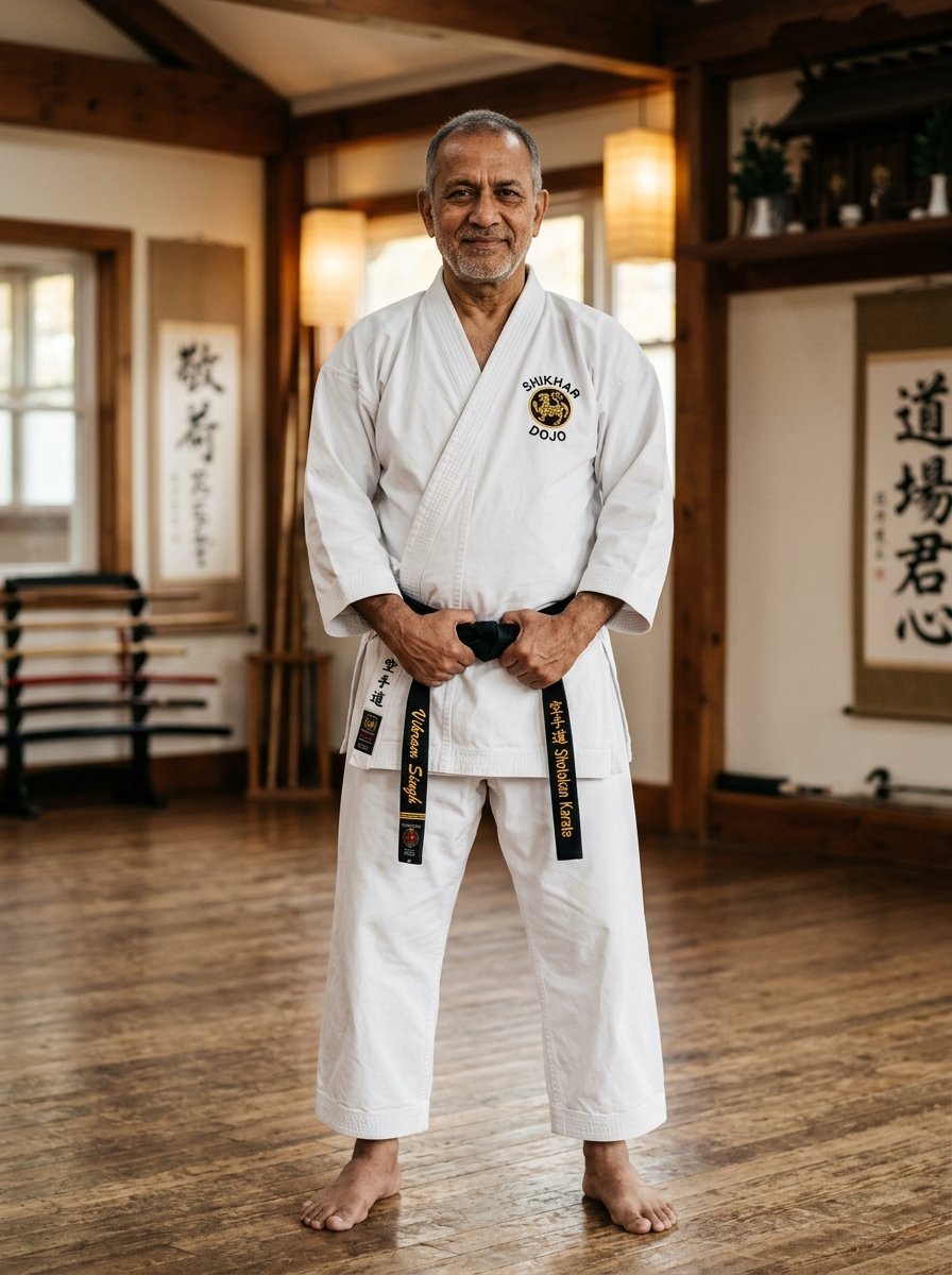 Karate coach portrait